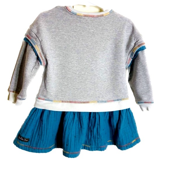 MATILDA JANE Just Imagine Mila
Sweatshirt Dress Very Soft & Comfy Girl’s Size 2 - Picture 3 of 7